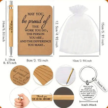 1 Set Motivational Thank You Gift Set, Include Signature Pen, Gratitude Cards, Keychain And Gift Bags, Expressing Appreci