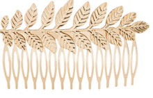 Baroque Golden Leaf Bridal Jewelry Set