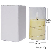 Flameless Candle Battery Powered Candle LED Fairy Light Plexiglass Candle with Remote Control Holiday Candle