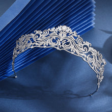Fashion Baroque shiny zircon crown hair accessories bridal wedding exquisite accessories Grand crown headdress elegant