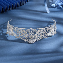 Fashion Baroque shiny zircon crown hair accessories bridal wedding exquisite accessories Grand crown headdress elegant
