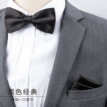Men's Business Banquet Multicolor Pocket Towel Set Wedding Wedding Bow Best Man Groom Men's Dress Accessories
