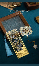 Flower and Butterfly Dream Bookmark Gift Box Creative Cultural and Creative Holiday Gifts Souvenirs High-End Metal Tassel Bookmark Gift Box