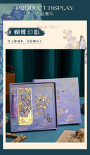 Flower and Butterfly Dream Bookmark Gift Box Creative Cultural and Creative Holiday Gifts Souvenirs High-End Metal Tassel Bookmark Gift Box