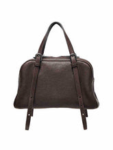 Retro Large Capacity Leather Bowling Bag
