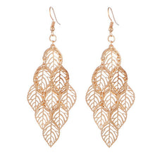 Baroque Golden Leaf Bridal Jewelry Set