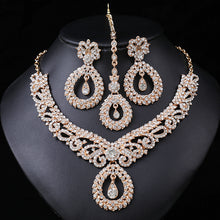 Crystal Luxury Clavicle Chain Necklace Set (3-Piece)