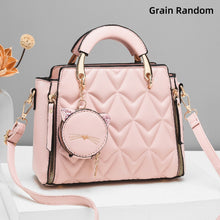 [Foreign Trade Women's Bag] Soft Surface Embossed Handbag Casual Messenger Bag Women's Shoulder Fashion Easiest for Match Handbag