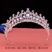 Bridal Crown, Necklace & Hair Accessories Set