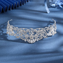 Fashion Baroque shiny zircon crown hair accessories bridal wedding exquisite accessories Grand crown headdress elegant