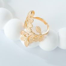 Cross-Border European and American Bridal Leaf Headband Baroque Golden Leaf Headdress Bracelet Earrings Arm Ring Hairpin Hair Accessories