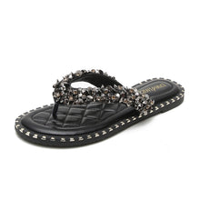 Internet Celebrity Ins Trendy Large Size Women's Shoes 41-43 Rhinestone