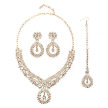 Crystal Luxury Clavicle Chain Necklace Set (3-Piece)