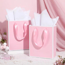 5/10 gift bags with handles, gold foil welcome gift bags, birthday, Christmas, wedding baby and bridesmaid gift bags