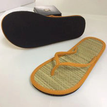 Women Non-slip Bamboo Rattan Flip Flops