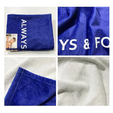 Customized blankets for dad personalized dad photos for dad and husband Father's Day gifts
