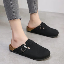 Women Retro Suede Lightweight Slip On Casual Shoes