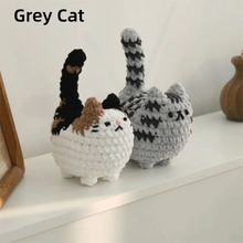 A Set Easy Cat Crochet Animals DIY Handmade Crafts Crochet Kit Crochet Animal Kit For Beginners