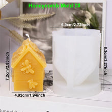 3D Bee Honeycomb Candle Silicone Mold DIY Honeycomb