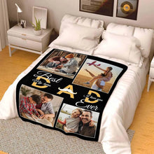 Customized blankets for dad personalized dad photos for dad and husband Father's Day gifts