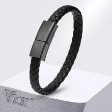 Vnox Charging Bracelets Bangles For Men