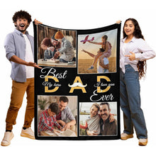 Customized blankets for dad personalized dad photos for dad and husband Father's Day gifts