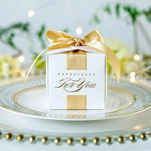 Wedding Favors Gift Box With Ribbon,Candy Chocolate Gift Boxes Souvenirs packing For Baby Shower Birthday Event Party Supplies
