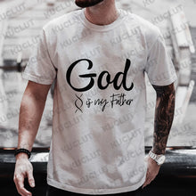 Religious Christian T-Shirt for Men Took A Dna Test and God Is My Father Print Men's Tshirts Christian Cross Jesus Tee Clothes
