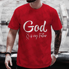 Religious Christian T-Shirt for Men Took A Dna Test and God Is My Father Print Men's Tshirts Christian Cross Jesus Tee Clothes