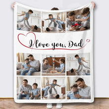 Customized blankets for dad personalized dad photos for dad and husband Father's Day gifts