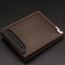 PU Leather Wallet Men Custom Engraved Initials & Name Gift for Birthday, Anniversary, Father's Day, Christmas Gift Personalized