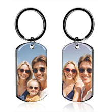 Custom Picture Text Necklace Personalized Double-sided Photo Necklace Memorial Father's Day Gifts for Dad Mom Boyfriend Family