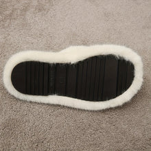 Fluffy Cozy Cross Band Slippers