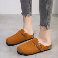 Women Retro Suede Lightweight Slip On Casual Shoes