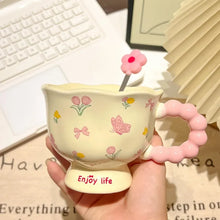 High-value birthday gifts for girls, butterfly ceramic cups, gift boxes