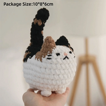 A Set Easy Cat Crochet Animals DIY Handmade Crafts Crochet Kit Crochet Animal Kit For Beginners