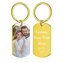 Custom Picture Text Necklace Personalized Double-sided Photo Necklace Memorial Father's Day Gifts for Dad Mom Boyfriend Family