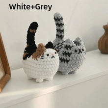 A Set Easy Cat Crochet Animals DIY Handmade Crafts Crochet Kit Crochet Animal Kit For Beginners