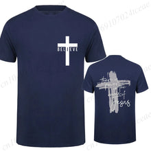 Women/Men Christian Faith T-shirts There Is Power in The Name of Jesus Graphic T-shirts Unisex Cross Faiths Graphic T Shirts