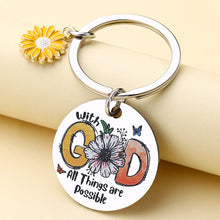 Christian Keychain Gifts for Women Men Inspirational Faith Based Gifts Personalized Religious Baptism Gifts