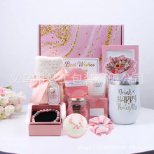 Gifts for Ladies ,Mom, Wife,Girlfriend, Sister-Happy Birthday,Christmas,Valentine's Day,Mothers Day-Lavender Spa Gift Basket Set