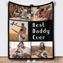 Customized blankets for dad personalized dad photos for dad and husband Father's Day gifts