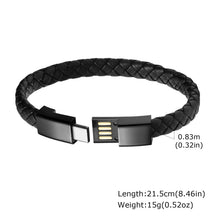 Vnox Charging Bracelets Bangles For Men
