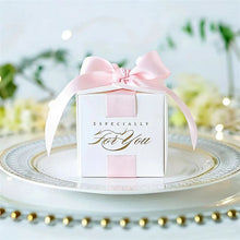 Wedding Favors Gift Box With Ribbon,Candy Chocolate Gift Boxes Souvenirs packing For Baby Shower Birthday Event Party Supplies