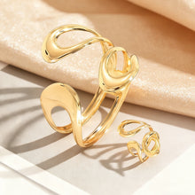 Exaggerated Alloy Cuff Bracelet Set