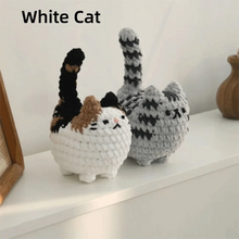 A Set Easy Cat Crochet Animals DIY Handmade Crafts Crochet Kit Crochet Animal Kit For Beginners