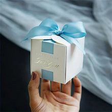 Wedding Favors Gift Box With Ribbon,Candy Chocolate Gift Boxes Souvenirs packing For Baby Shower Birthday Event Party Supplies