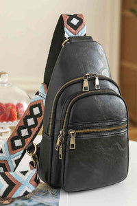 Adored It's Your Time PU Leather Sling Bag