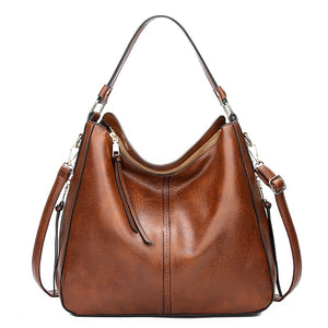 Didabear Leather Hobo Bag