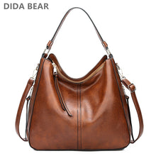 Didabear Leather Hobo Bag